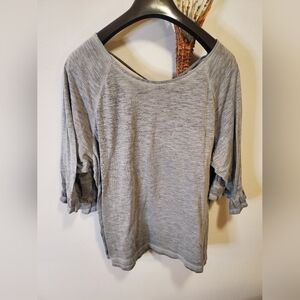 A.N.A. Ruffle Grey Tshirt